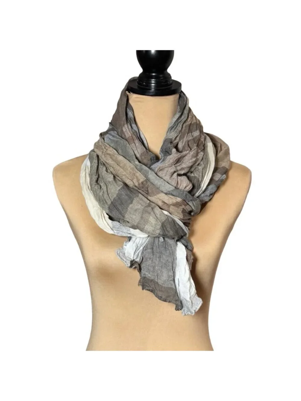 New Large Lightweight Plaid Scarf Wrap Shawl Preppy Heritage